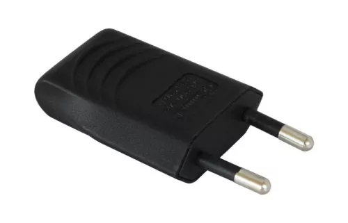 Commel földeletlen dugvilla, IP20, 2,5A, 250V, fekete