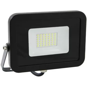   Commel LED reflektor, 30W, 6500K, 2400lm, 220-240V, IP65, fekete