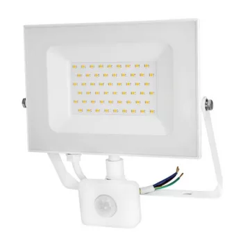   Commel Led reflektor, 50W, mozgásérzékelős, 4000K, fehér