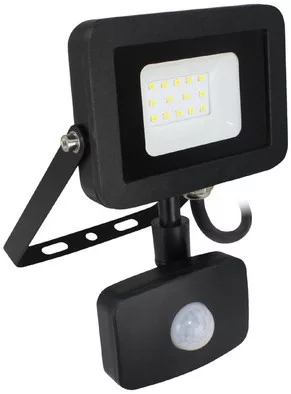 Commel LED reflektor, 10W, 6500K, 900lm, IP44, 220-240V, mozgásérzékelővel