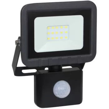   Commel LED reflektor, mozgásérzékelős, 10W, 6500K, 700lm, IP65, fekete