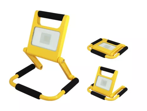 Commel hordozható LED reflektor, 10W, IP44, 600lm, 6500K