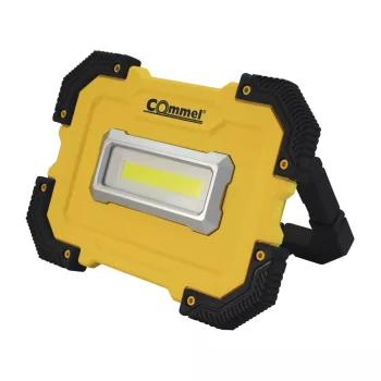   Commel tölthető LED reflektor 10W, 1000 lm, 6000K, IP44, 2000 mAh