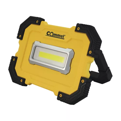 Commel tölthető LED reflektor 10W, 1000 lm, 6000K, IP44, 2000 mAh