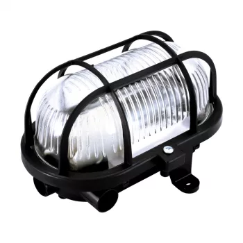 COMMEL Hajóláámpa E27 230 V ~ 60 W, fekete