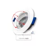   Commel Süllyesztett Led panel, állítható fejjel, 5W, 370lm, 3000K, 120°, 220-240V (3 db)