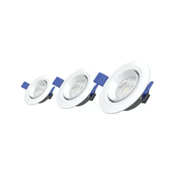  Commel Süllyesztett Led panel, állítható fejjel, 5W, 370lm, 4000K, 120°, 220-240V (3 db)