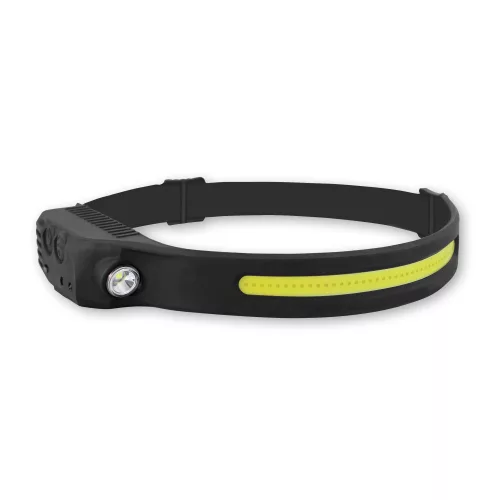 Commel Led fejlámpa mozgásérzékelővel, 4W, 280lm, IP20, USB-C, Lithium 3,7V, 1200 mAh, 6 világítási mód, 