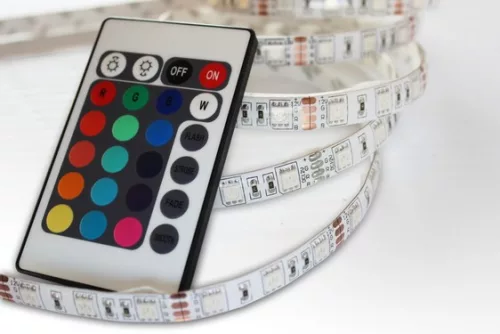 Commel COB LED szalag, RGBIC, 420LED/m, 24V, IP20, 5m