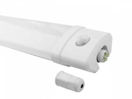 LED por- és páramentes armatúra mozgásérzékelővel, 40W, 4000K, IP65, 1250mm, 120lm/W, 4800lm