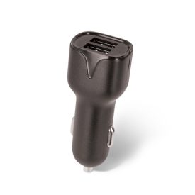   TelForceOne, Maxlife SZIVARGYÚJTÓS TÖLTŐ, 2xUSB, 2,4A, Fekete