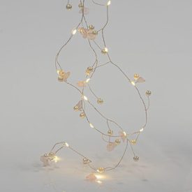 Karácsonyi fénysor, 20 mini LED, 3xAA, IP20 