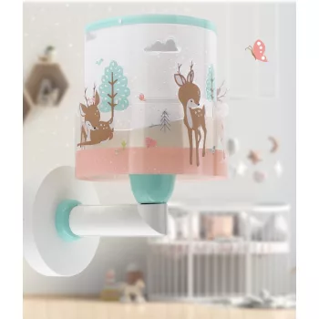 Dalber Oldalfali lámpa, E27, max. 15W LOVING DEER
