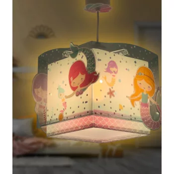   Dalber Mennyezeti függesztett lámpa, E27, max. 15W MERMAIDS