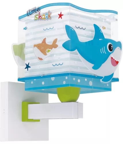Dalber Oldalfali lámpa, E27, max. 15W LITTLE SHARK