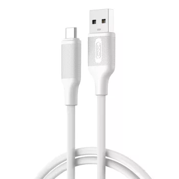   TelForceOne , XO TÖLTŐKÁBEL, USB - USB-C, 1 MÉTER, 3 A, Fehér