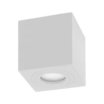   Orno mennyezeti lámpa, GU10, max. 7W, IP54, 90x95x90mm, kocka, fehér, Megy DLS