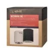 KORIN 16, fekete, 60W, E27, acél, acél