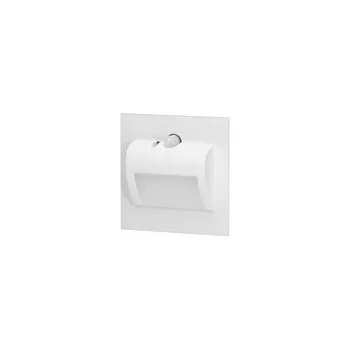   DRACO LED NEW 1,5W, süllyesztett lépcsőházi lámpatest 12VDC, 30lm, 4000K, fehér szürkület és mozgásérzékelő