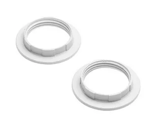 Kupak E27 foglalathoz, fehér, 1 készlet = 2 db