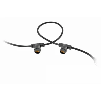   Festoon kábelköteg 7,5m, AC220-240V, 50/60Hz, max. 10x10W, E27, IP44, 2x1,5mm