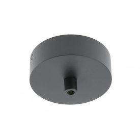   Mennyezeti burkolat csatlakozóblokkhoz 80x25 mm, kerek, fekete