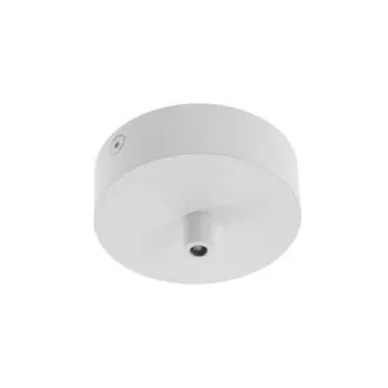   Mennyezeti burkolat csatlakozóblokkhoz 80x25 mm, kerek, fehér