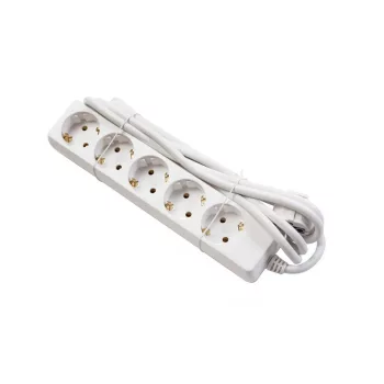   Hosszabbító kábel, 5 aljzat, 3500W, AC220-240V, 50/60 Hz, 3 m, 3x1,5 mm˛, SCHUKO