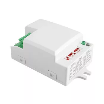   Mozgásérzékelő (microvawe) SRC812-MINI, 230V, max.500W, 360°, sugár: 2-8m ± 1,5- 3,5m, IP20, fehér színű.