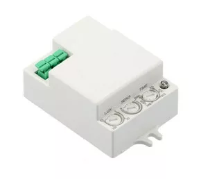 Mozgásérzékelő (microvawe) SRC812 MINI2, max.500W, AC220-240V, 50/60Hz, 360°, hatótávolság 1-8m,IP20, LED-del működik.