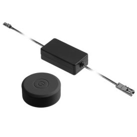   Vezeték nélküli érintésmentes kapcsoló be-ki max. 60W, 12V, hatótávolság 12 m, IP20, fényerőszabályzó, miniAMP, fekete