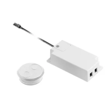   Vezeték nélküli érintésmentes kapcsoló CCT szabályozás max. 60W, 12V, hatótávolság 12 m, IP20, dimmelhető, miniAMP, fehér