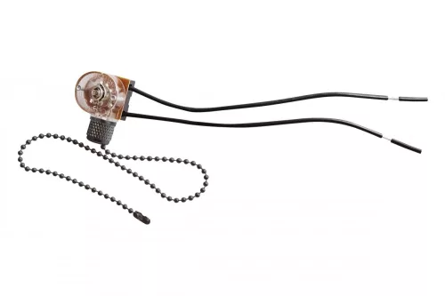 Húzóláncos kapcsoló, max. 250V AC, max. 3A, IP20, króm