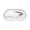   Braytron led lámpa, 18W, IP54, 6500K, 1780lm, fehér, ovális