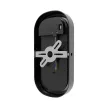 Braytron LED oldalfali lámpa, 12W, IP65, CCT, 1320lm, fekete, ovális