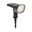 Braytron LED leszúrható / falra szerelhető szolár, 12W, IP65, dimmelhető, szürke, Spike light