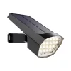   Braytron LED leszúrható / falra szerelhető szolár, 12W, IP65, dimmelhető, szürke, Spike light
