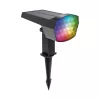   Braytron LED leszúrható / falra szerelhető szolár, 12W, IP65, RGB, dimmelhető, szürke, Spike light