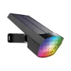   Braytron LED leszúrható / falra szerelhető szolár, 12W, IP65, RGB, dimmelhető, szürke, Spike light