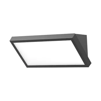   Braytron LED fali lámpa, CCT, 20W, 2000lm, IP65, szürke, Napoli