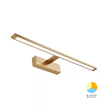   Braytron LED Tükörmegvilágító lámpa, 12W, 900lm, IP44, arany, Aria