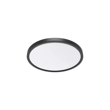   Braytron LED mennyezeti lámpa, CCT, 20W, 1600lm, IP40, 230mm, fekete, kerek, Jade