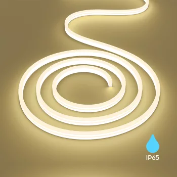   Braytron NEON FLEX LED Szalag, 6W/m,  4000K, 220/240V, IP65, 350lm/m, 120 LED/m, 10mm széles, 100 méteres tekercs