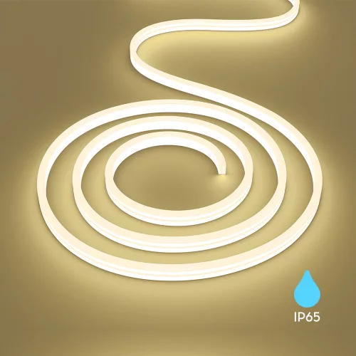 Braytron NEON FLEX LED Szalag, 6W/m,  4000K, 220/240V, IP65, 350lm/m, 120 LED/m, 10mm széles, 100 méteres tekercs