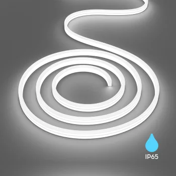   Braytron NEON FLEX LED Szalag, 6W/m,  6500K, 220/240V, IP65, 350lm/m, 120 LED/m, 10mm széles, 100 méteres tekercs