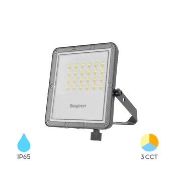   Braytron LED Reflektor, CCT-s, 3000-4000-6500K, 20W, 2200lm, IP65