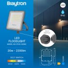 Braytron LED Reflektor, CCT-s, 20W, 2200lm, IP65
