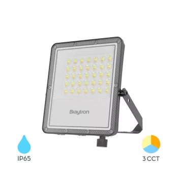   Braytron LED Reflektor, CCT-s, 3000-4000-6500K, 30W, 3300lm, IP65