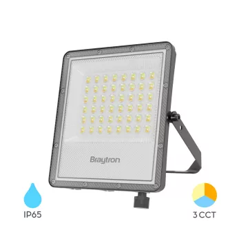   Braytron LED Reflektor, CCT-s, 3000-4000-6500K, 50W, 5500lm, IP65,