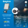   Braytron LED Reflektor mozgásérzékelővel, CCT-s, 3000-4000-6500K, 10W, 1100lm, IP54